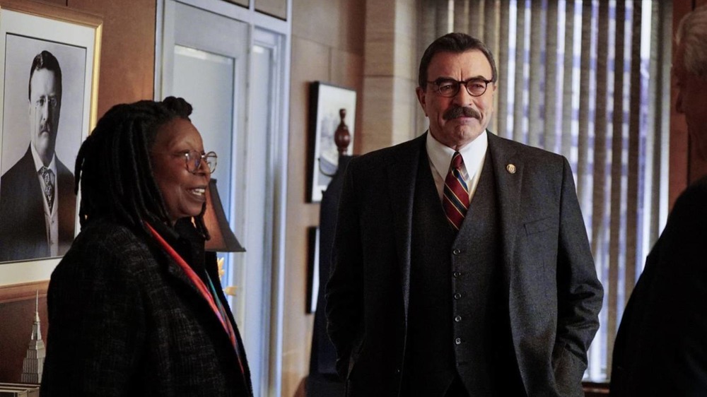 Tom Selleck and Whoopi Goldberg on Blue Bloods