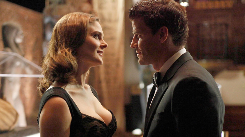 Bones and Brennan share a tender moment