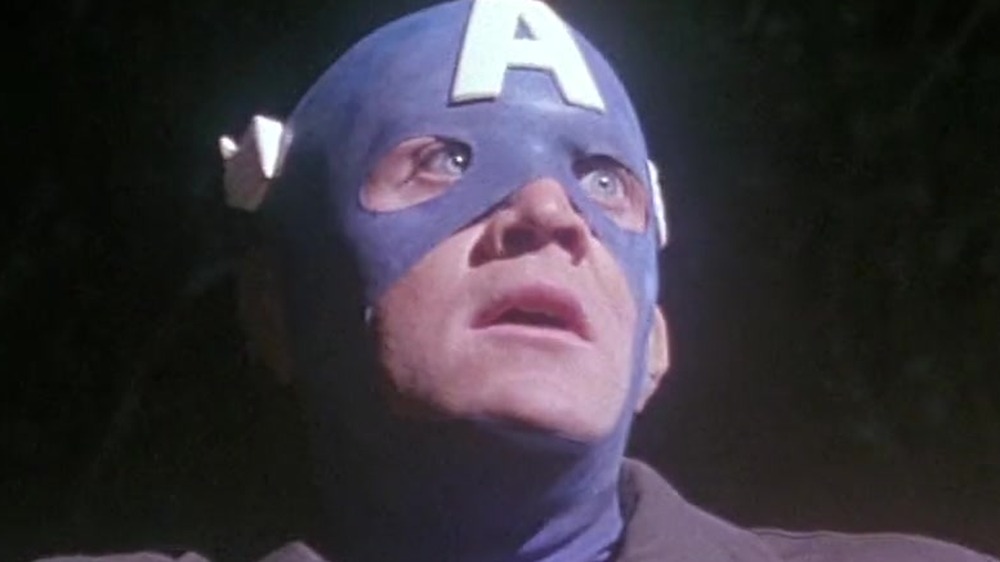 Actor Matt Salinger as Captain America