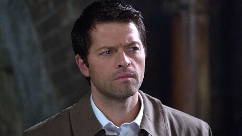 Misha Collins as Castiel on Supernatural