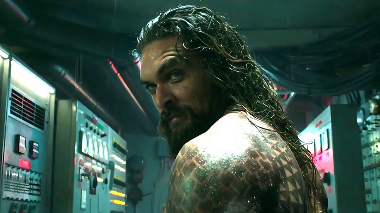 Aquaman looking back