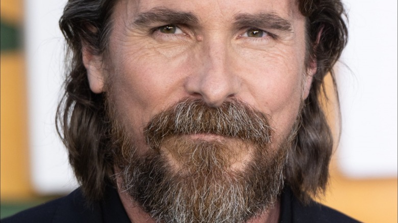 Christian Bale at the European premiere of Amsterdam