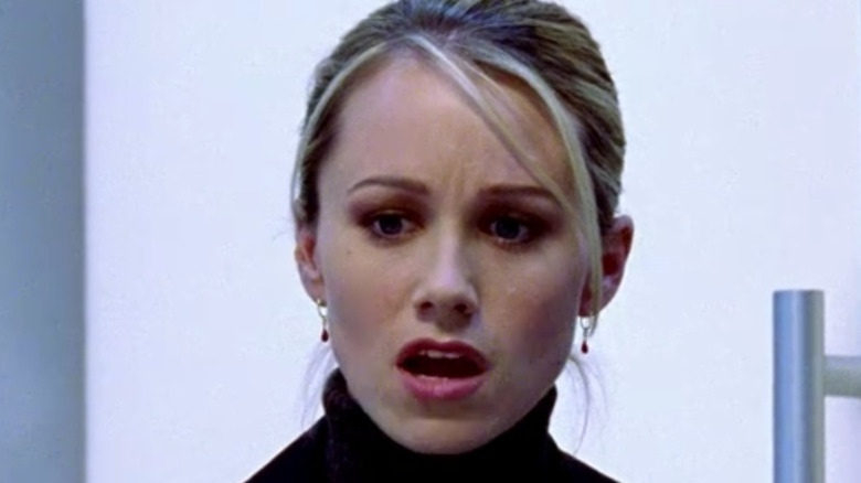 Christine Taylor looks shocked