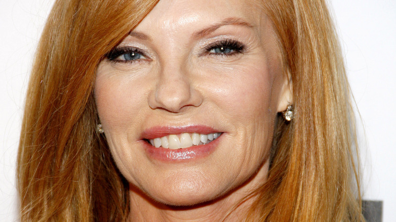 Marg Helgenberger attending awards ceremony 