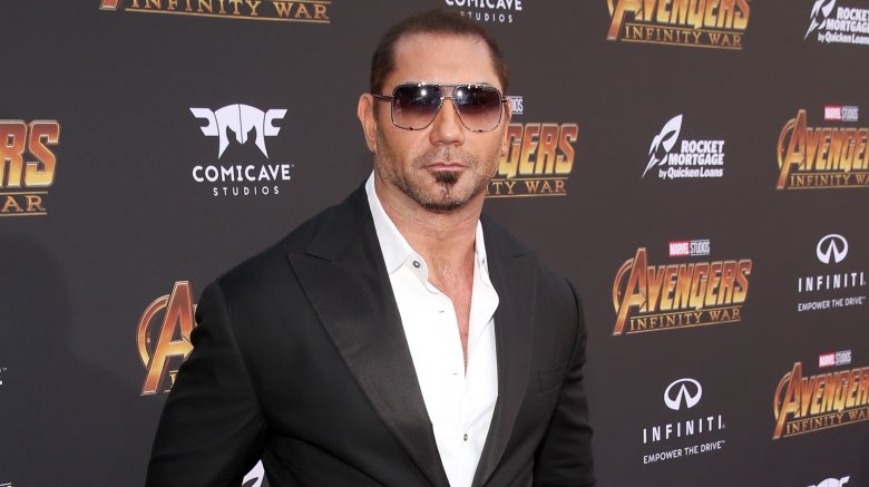 Dave Bautista had to sweat off Guardians of the Galaxy makeup