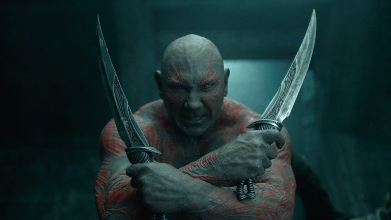 Ex-pro wrestler Bautista breaks out in 'Guardians