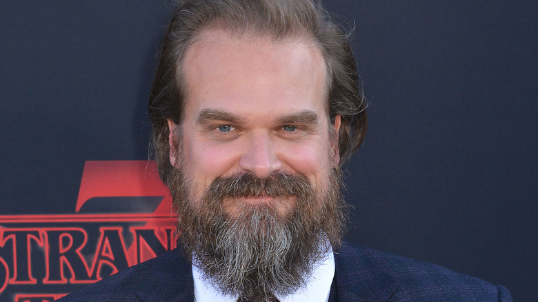 David Harbour posing