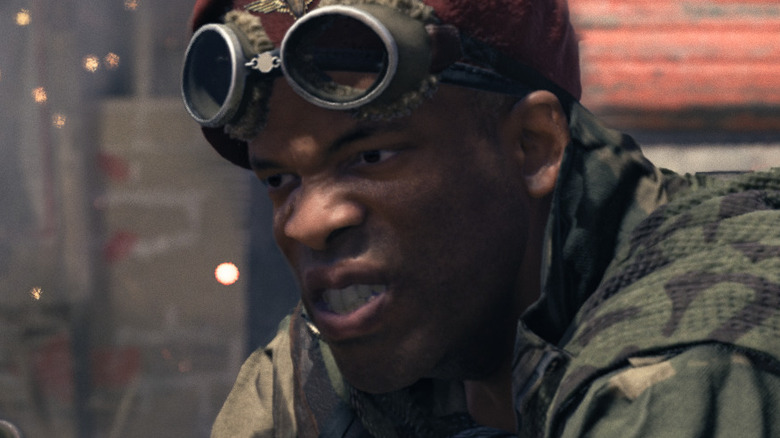Soldier grimacing in Call of Duty Vanguard