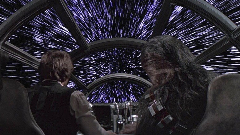 Han and Chewie in hyperspace