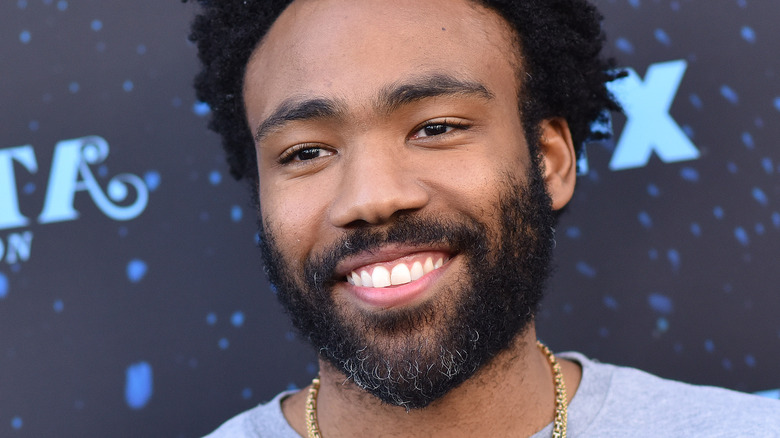 Donald Glover grins