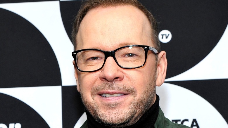 Donnie Wahlberg smiling