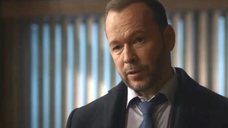 Donnie Wahlberg scowling