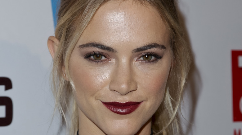 Emily Wickersham at an event celebrating NCIS