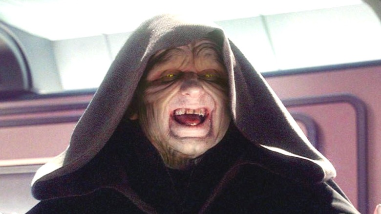 Emperor Palpatine smiling