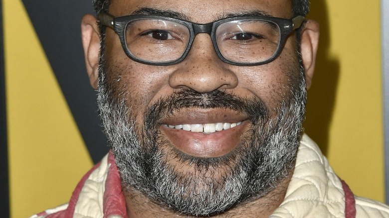 Jordan Peele smiling at Hunters event