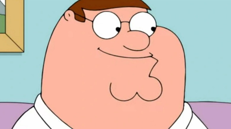 Peter Griffin smiling