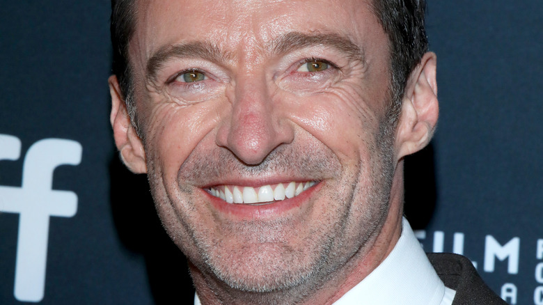 Hugh Jackman smiling