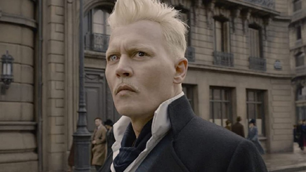 Johnny Depp as Gellert Grindelwald in Fantastic Beasts: The Crimes of Grindelwald