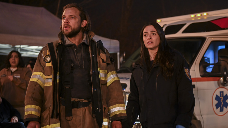 Gabriela and Bode react in horror in 