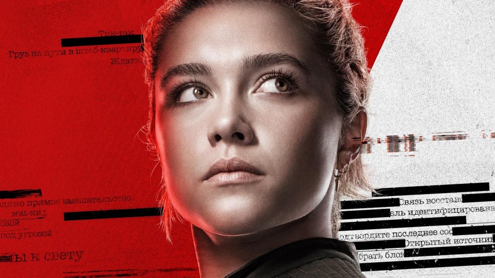 Florence Pugh as Yelena Belova in Black Widow promo art