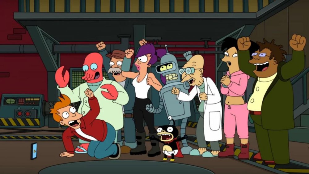 Scene from Futurama