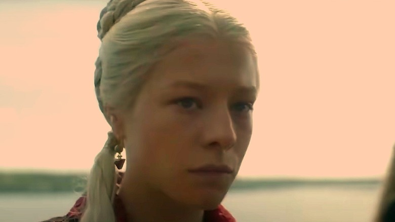 Rhaenyra Targaryen looks suspicious