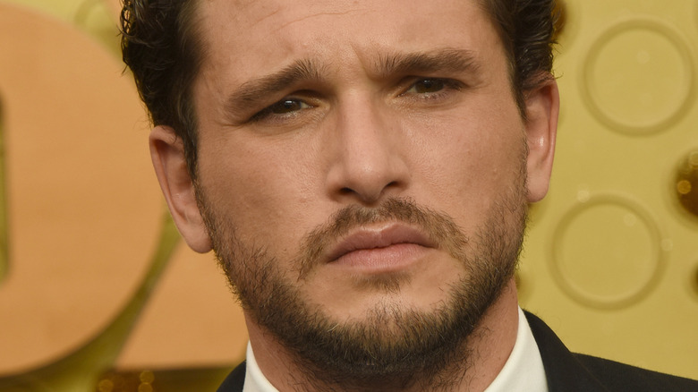 Kit Harington frowning