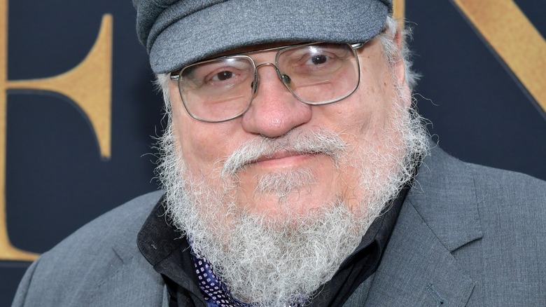 George R. R. Martin smiling  