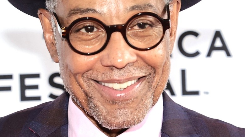 Giancarlo Esposito beams