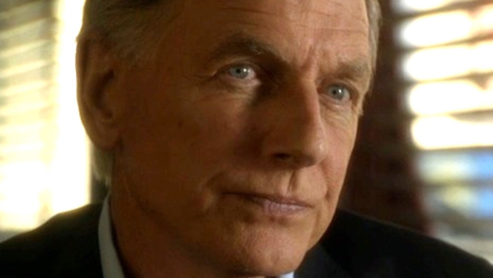 Leroy Jethro Gibbs looking serious