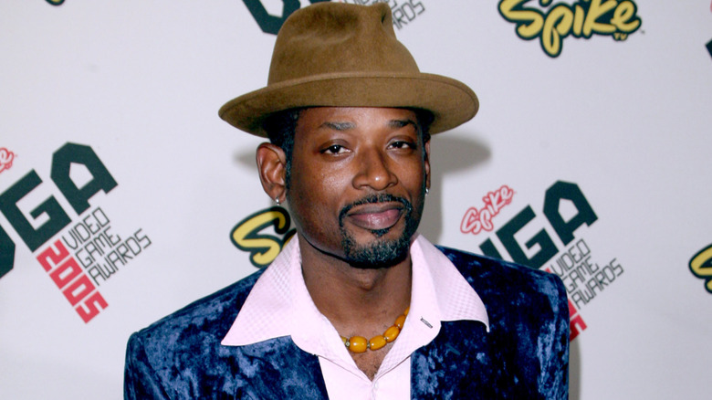 T.C. Carson in a brown hat and blue jacket