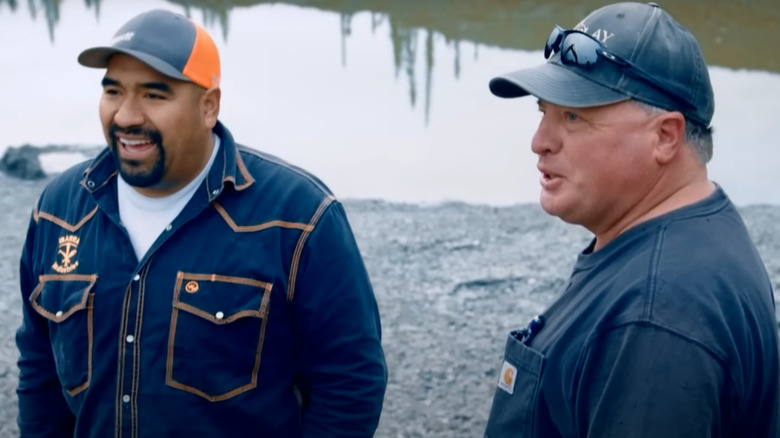 Freddy Dodge and Juan Ibarra from Gold Rush smiling