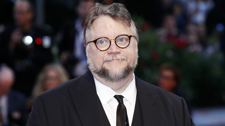 Guillermo del Toro smiling at event