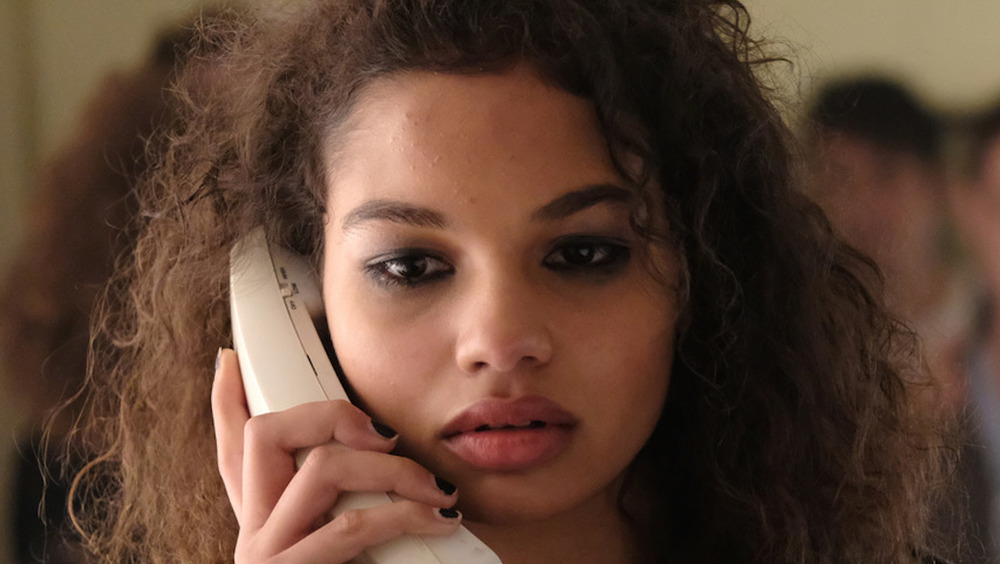 Helena Howard holding phone