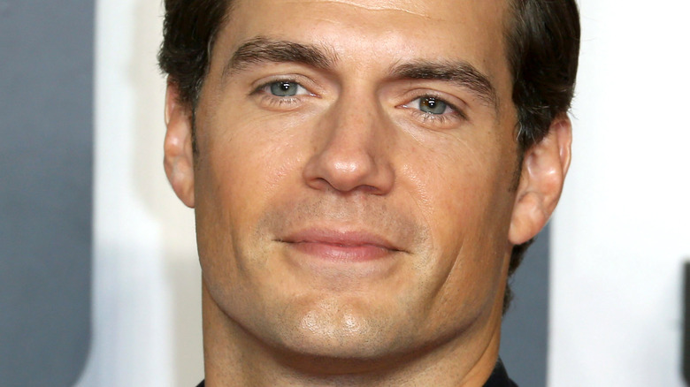 Henry Cavill grinning