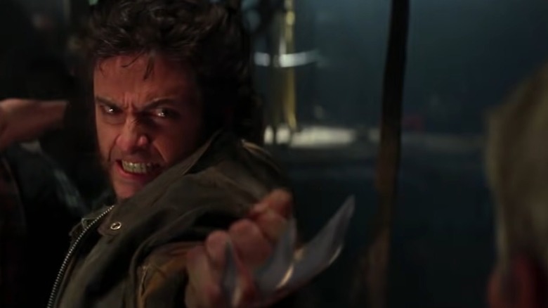 Wolverine extending his claws
