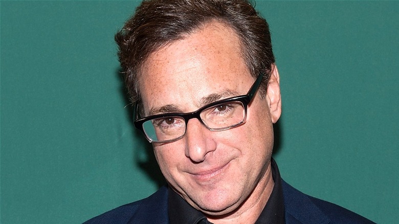 Bob Saget looking mischievous