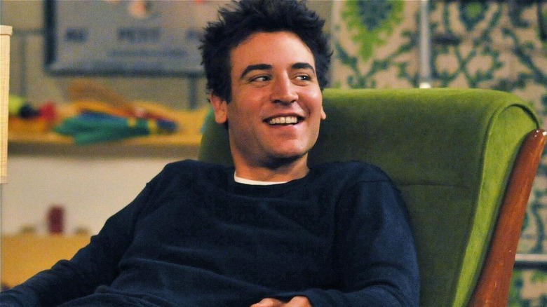 Ted sitting back in a chair in HIMYM