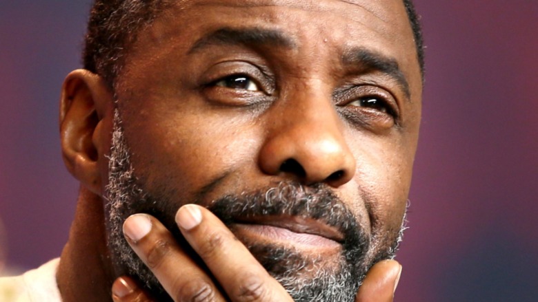 Idris Elba beard smiling