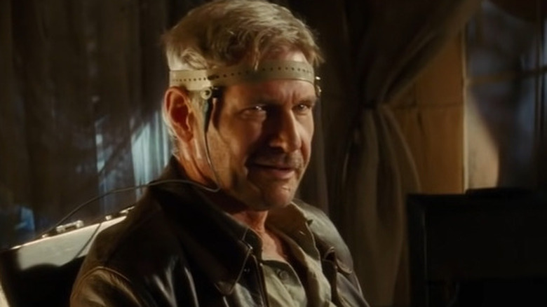 Indiana Jones being interrogated