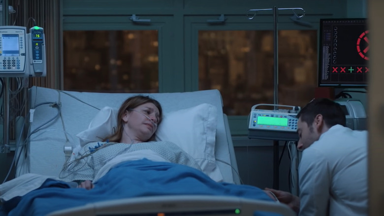 Max saying goodbye to a patient