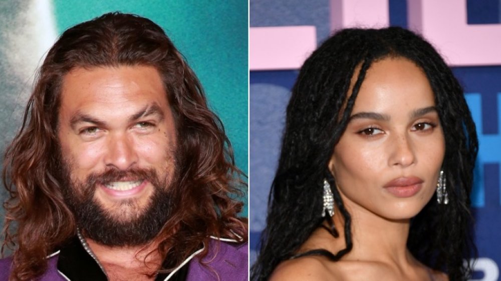 Jason Momoa and Zoe Kravitz