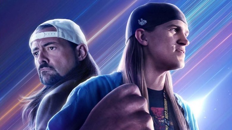 Jason Mewes and Kevin Smith on Jay and Silent Bob Reboot poster