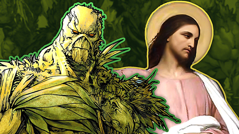 Swamp Thing with Jesus Christ