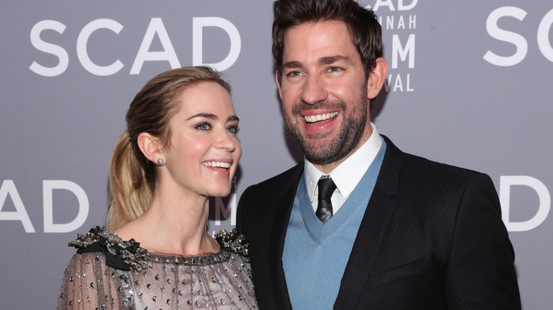 John Krasinski and Emily Blunt