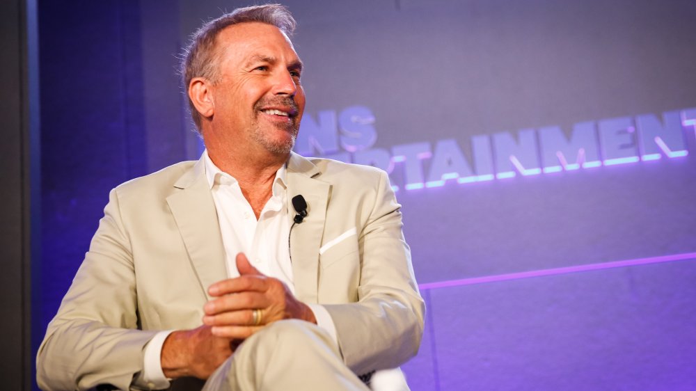 Kevin Costner smiling