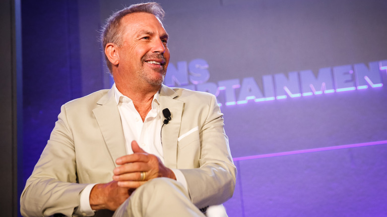 Kevin Costner smiling
