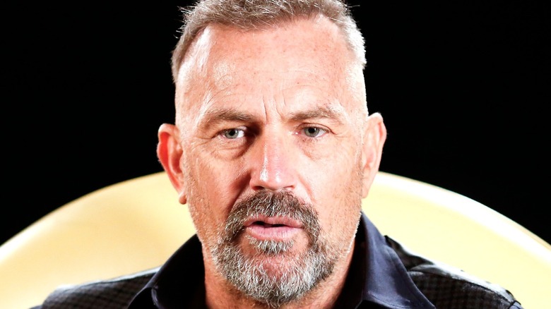 Kevin Costner speaking at event