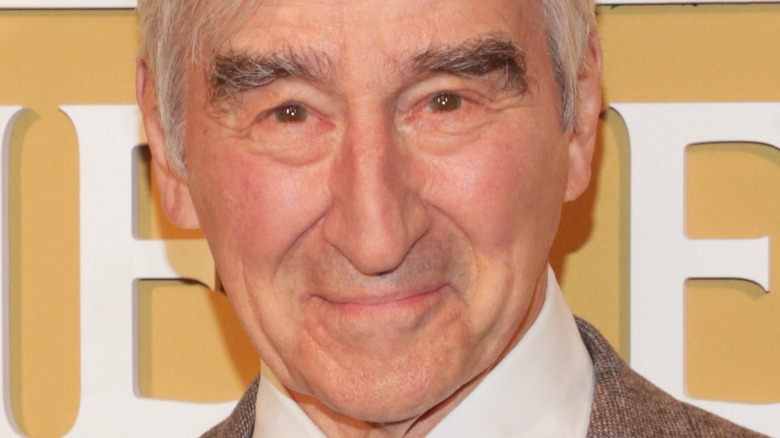 Sam Waterston looking lighthearted