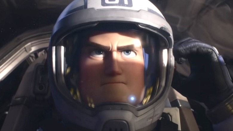 Buzz with a stern expression